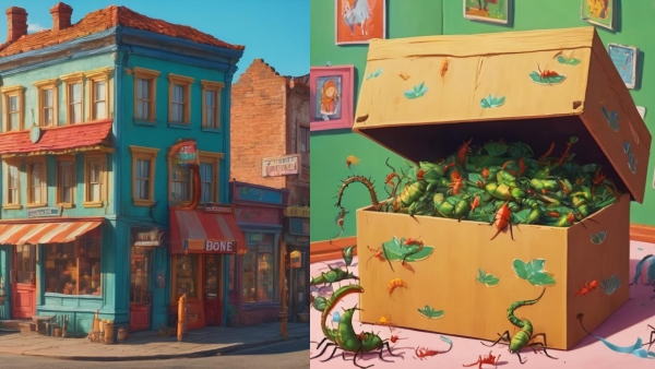 Short story for kids in Tamil :The scorpion treasure box 