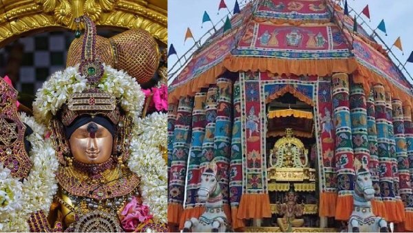 Sikkal Singaravelar temple Kanda sasti festival: Murugan face sweat devotees chant Arokhara