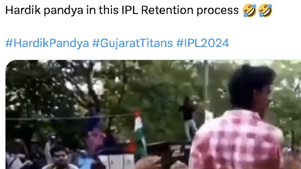 IPL 2024 Retention Memes: Netizens troll Hardik Pandya transfer to Mumbai Indians to GT IPL 2024 Retention Memes: Netizens troll Hardik Pandya transfer to Mumbai Indians to GT
