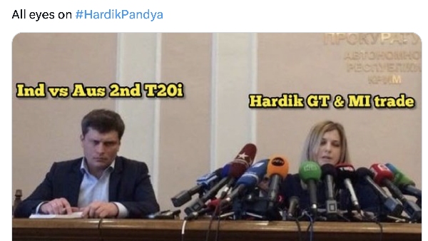 IPL 2024 Retention Memes: Netizens troll Hardik Pandya transfer to Mumbai Indians to GT IPL 2024 Retention Memes: Netizens troll Hardik Pandya transfer to Mumbai Indians to GT