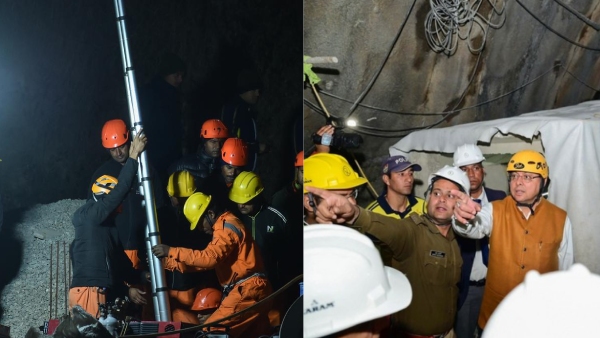 Uttarkashi tunnel crash: Drilling work halted again after technical snag in auger machine