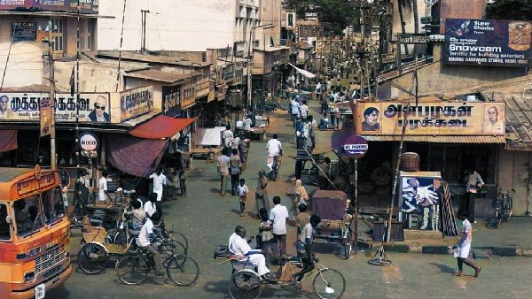 Chennai T Nagar photo taken in the 1980s is being shared more on social media Chennai T Nagar photo taken in the 1980s is being shared more on social media