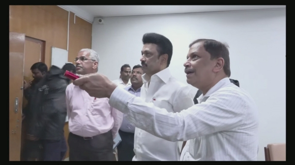 CM MK Stalin called District Collectors on video call and inquired about rain relief works 