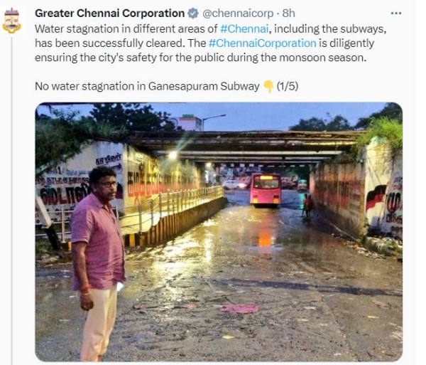 What is behind Chennai flood politics?
