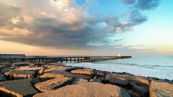 The public watched in amazement as the Puducherry sea changed color again 