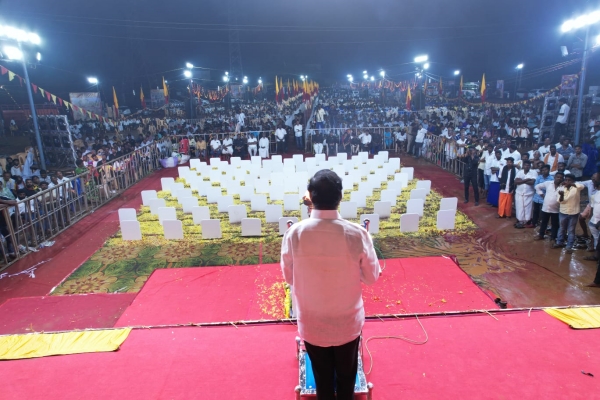 TVK Velmurugan, Naam Tamilar Seeman show strength in Madurai, Trichy