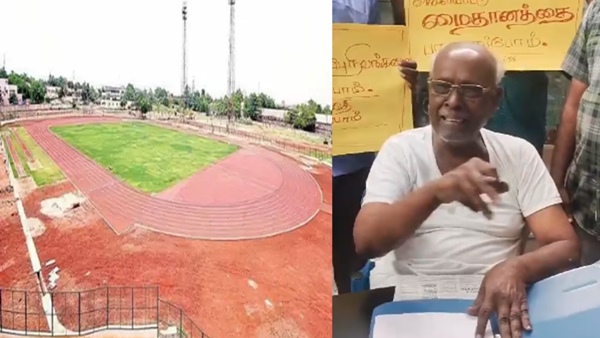 solomon pappaiah opposes the transfer of Madurai railway grounds to private individuals