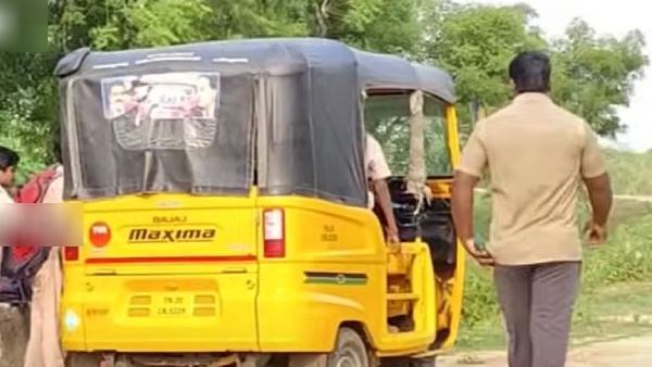  TN government has arranged a free auto facility for the Irula children living in Gandhigram to go to school and study