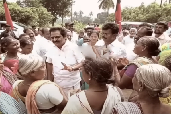 Kanchipuram MLA condemns VAO for rejecting poor elder womans Rs 1000 aid application 