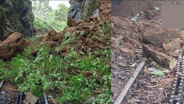 Heavy rains in Nilgiris Landslides Mountain train service cancelled 