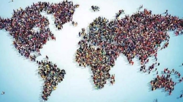 The announcement that the world population has crossed 800 crores The announcement that the world population has crossed 800 crores