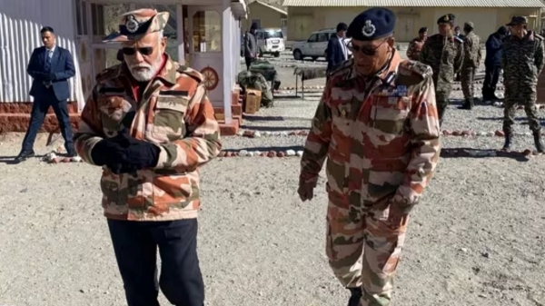 PM Narendra Modi celebrated Diwali with the Indian Army soldiers 