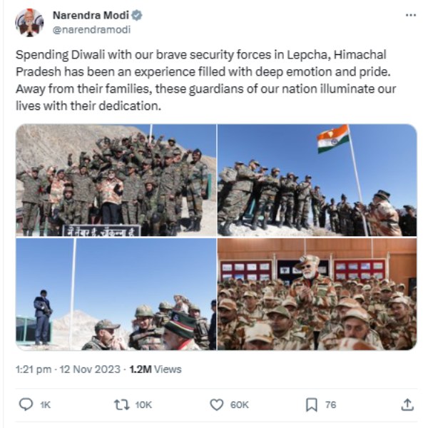 Armed forces have taken India’s pride to new heights: PM Modi 
