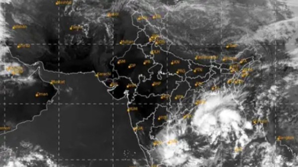 Indian Meteorological department sys about Where is Deep Depression located? 