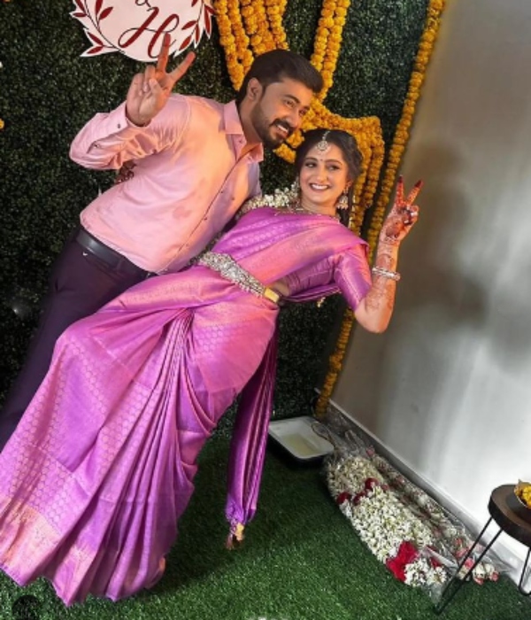 Sundari Serial Actor Aravish Married to Actress Harika 
