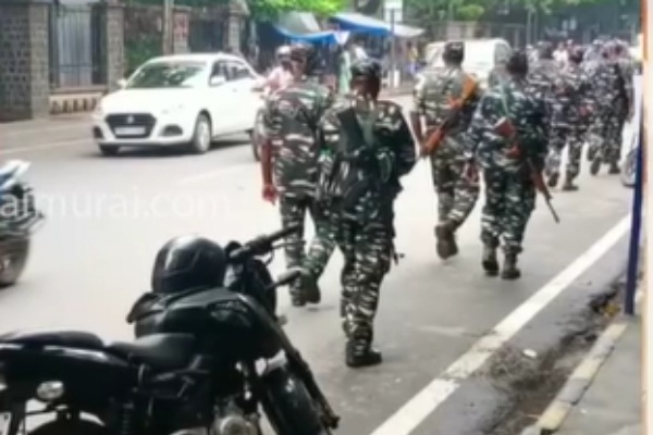 CRPF Force was suddenly organised in Chennai created a lot of stir 