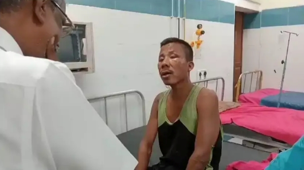 Villagers barrage attack on North Indian youth for kidnapping children in Vellore 