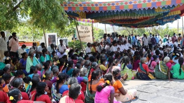 conditional bail for farmers who arrested in protest against sipcot 