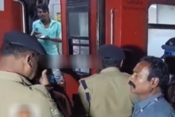  Uproar as North Indian workers occupy reserved train coaches at Jollarpet 