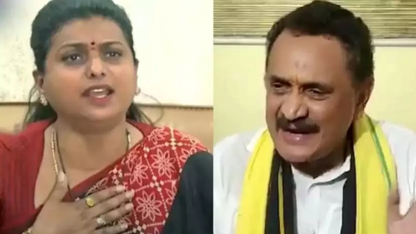 minister Roja files a defamation case against former AP minister Bandaru Sathyanarayana 