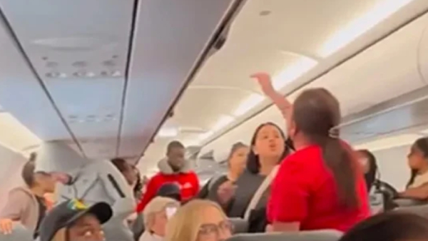 Us Flight and woman threatens to urinate in the middle of the aircraft, what happened