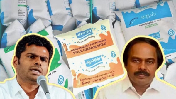 Mano Thangaraj continuation as a Minister is a curse to Aavin TN BJP Leader Annamalai Mano Thangaraj continuation as a Minister is a curse to Aavin TN BJP Leader Annamalai