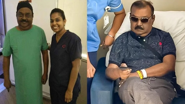 What are the health issues that Vijayakanth having? 