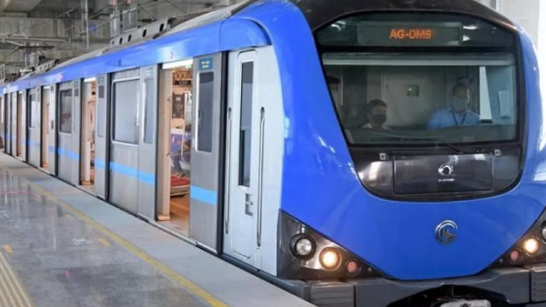  What is the interesting connection between 100 years old Tram and metro in Chennai