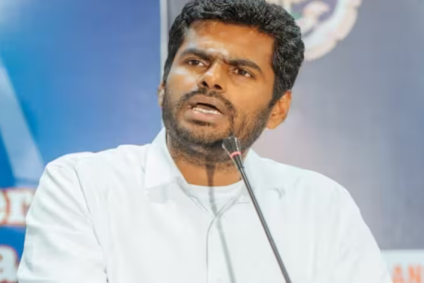 BJP state president Annamalai target DMK Karunanithi in Kulithalai 