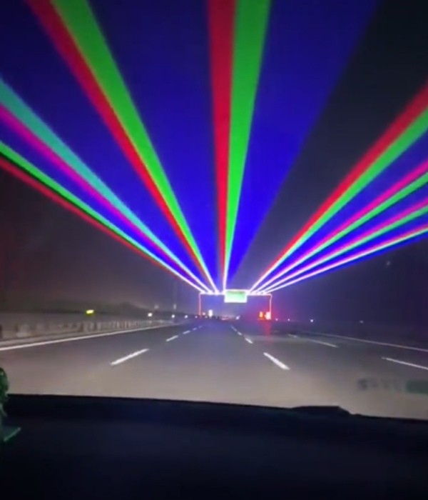 Lasers being used to prevent drivers from falling asleep on Chinese highway 