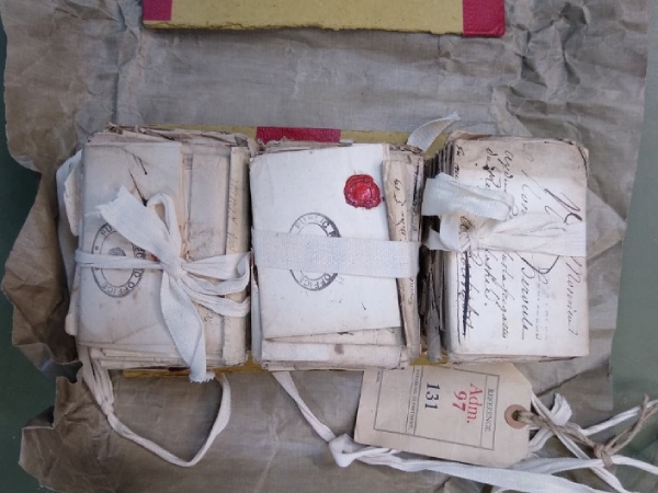 Lost letters written to French sailors in the 18th century have been opened for the first time, 