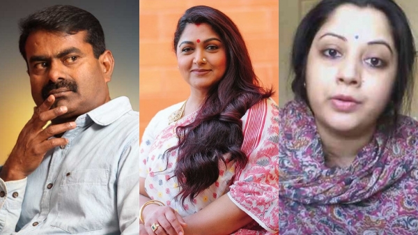 Actor Vijayalakshmi questions Actor Kushboo on Seeman issue Actor Vijayalakshmi questions Actor Kushboo on Seeman issue