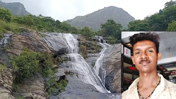 A youth who went to bathe in Theni falls died while taking a selfie A youth who went to bathe in Theni falls died while taking a selfie