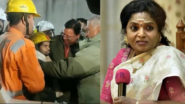  It is possible to go to the moon and set foot, It is also possible to rescue people trapped in deep tunnel, Tamilisai