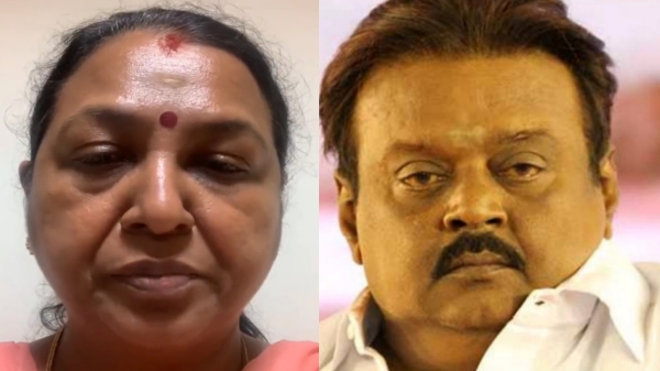 Premalatha in her video says that Vijayakanth is doing good 