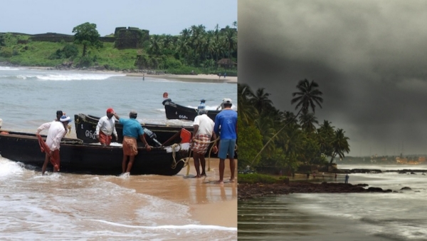 Chennai Met warned fishermen not to go fishing in the sea due to cyclone winds 