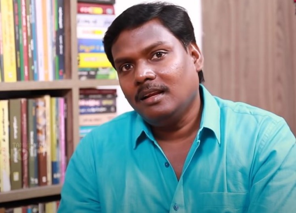  Lyricist Yugabharathi has spoken about artist Karunanidhi