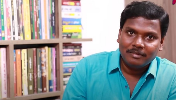  Lyricist Yugabharathi has spoken about artist Karunanidhi