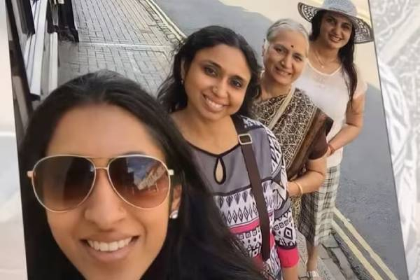 Actress Sukanyas daughter photo in social media Actress Sukanyas daughter photo in social media