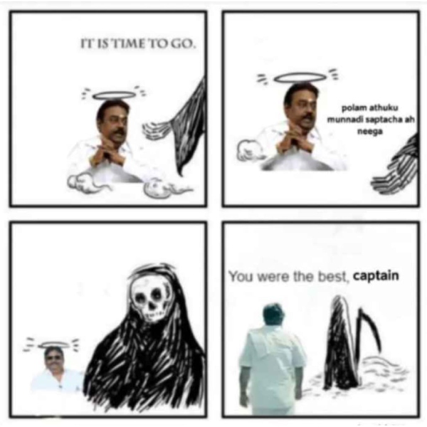 Vijayakanth’s demise: Tributes memes pours in social media 30-12-2023