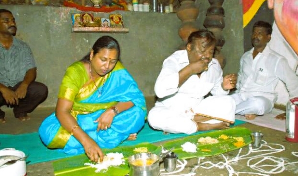 Once upon a time at Madurai Rice Mill, there is a grand competition between staffs to wash Vijayakanths dishes Once upon a time at Madurai Rice Mill, there is a grand competition between staffs to wash Vijayakanths dishes