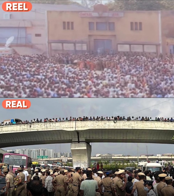 People from outside districts also flock to pay their last respects to Vijayakanth