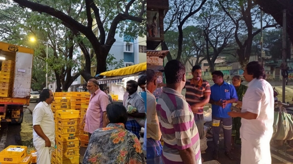  Cyclone Michaung Minister Mano Thangaraj inspected Chennai Aavins milk outlets in morning early 