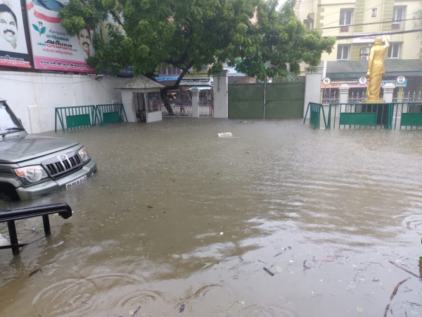 Cyclone Michaung: AIADMK Party Office also flooded 