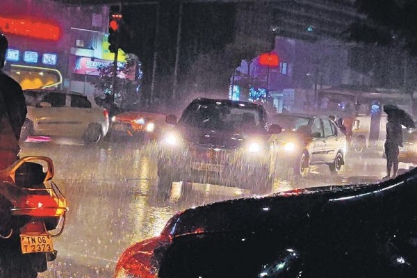 Heavy rains in southern districts Lets see how much rain fell in which areas 