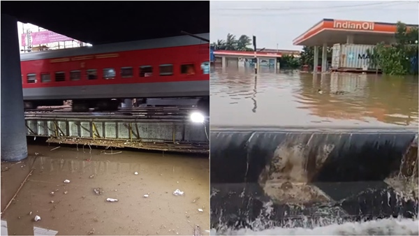  Coimbatore, Mettupalayam, Karamadai were flooded due to heavy rain at dawn
