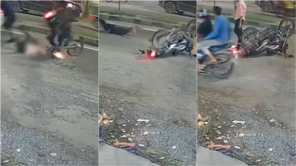 Improperly sealed pothole on Coimbatore Pollachi Road: Youth met in an accident 