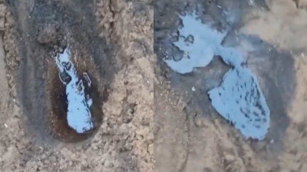 Ennore becomes like Dubai: People shocks as instead of Water, Oil comes within 1 ft 