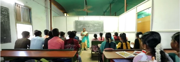 Hundreds of students have benefited from the newly opened government colleges in Alangudi and Thirumayam areas Hundreds of students have benefited from the newly opened government colleges in Alangudi and Thirumayam areas