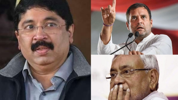 Hindi speakers clean toilets in TN: BJP says Rahul Gandhi and Nitish Kumar must clarify about DMK MP Dayanidhi Maran speech 